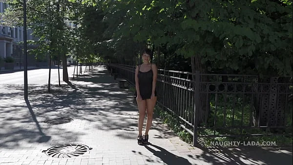 My extremely short transparent dress videos