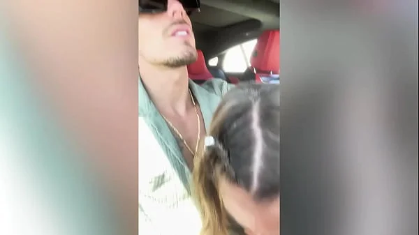 Marika Milani takes all my cock in her mouth while I'm driving videos