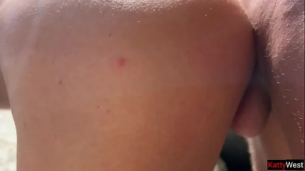 Golden shower on the face of a wet brunette and hot sex on a public beach videos