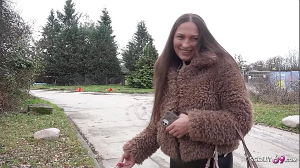 GERMAN SCOUT - Anal Casting Sex for Freckled Big Butt and Boobs Maid Cora Love videos