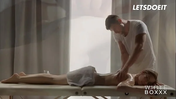 Sexy Blonde Nesty Receives Relaxing Massage Then Passionate Pussy Pounding - WHITEBOXXX videos