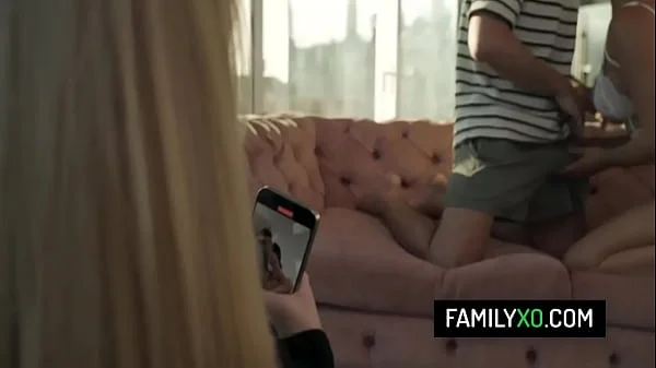 Perv stepmom helps her stepson to film an porn shoot with his girlfriend - Scarlett Alexis, Sarah Taylor videos