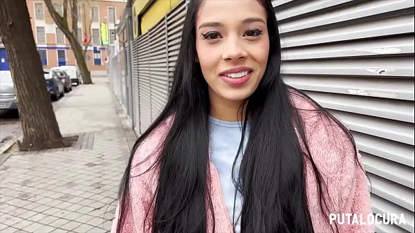 PutaLocura - Preciosidad colombiana Katha Dawsoon convencida en la calle para follar con Torbe videos