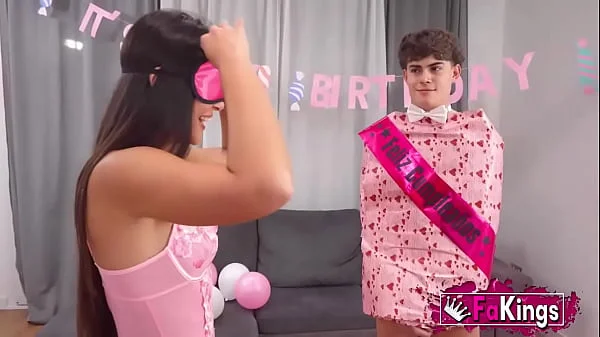 Lovely babe Nuria Millan makes her 1st Anniversary at FAKings with a BIG COCK inside! videos