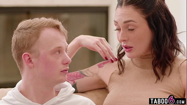 Angry stepmom MILF makes stepson make up with their neighbor videos