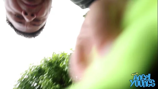 Outdoor Foursome with Angel Youngs, Cherie DeVille, Queen Sateen Sharing Lucas Frost Big Dick videos