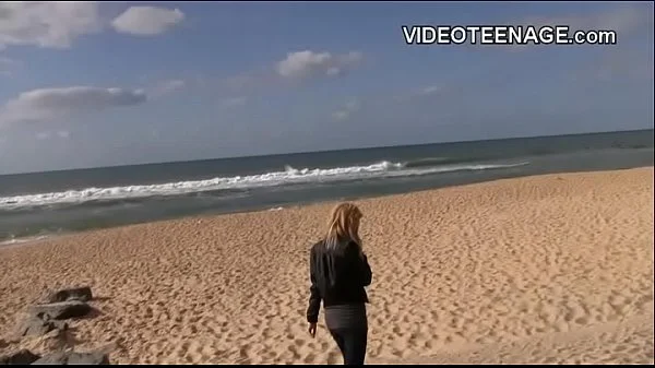 shy blonde teen does her first porn casting videos