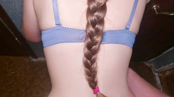 Sex with a German student in the hallway! videos