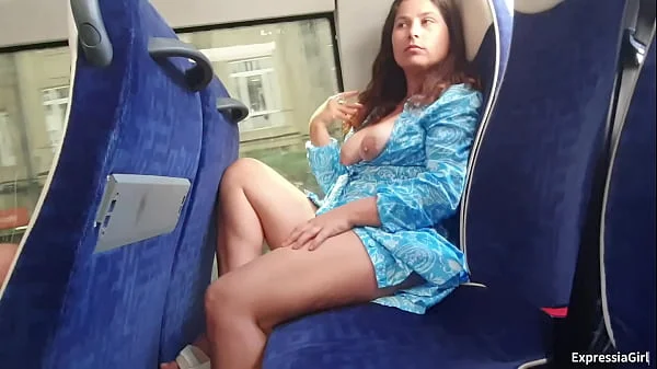 My Stepmom Flashes her Tits and Pussy in the Bus videos