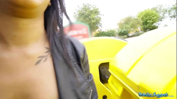 Public Agent Big ass big tits ebony Latina Linda Baker blowjob public sex videos