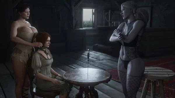 Two guests chose a busty woman for a threesome. Hot animation futanari double penetration videos