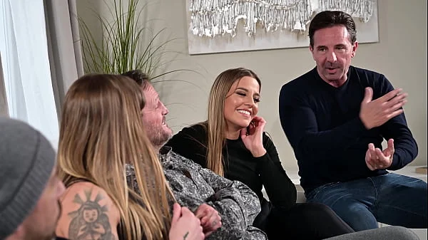 Scorned Hotties Eveline And Silvia Dellai Film Their Own DP Gangbang GP2988 videos