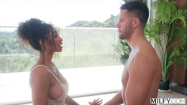 MILFY Fit Yoga MILF Medusa Rides Young Stud's Cock All Day videos