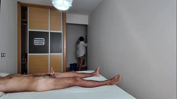 I Jerk off in Front of the Cleaning Lady at the Hotel videos