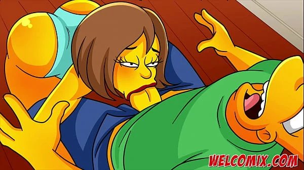 Fucking the hot mother-in-law! Simptoons, Simpsons porn videos