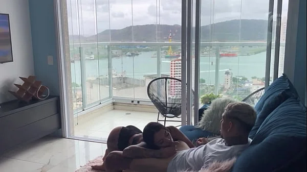 FUCKING THE BRUNETTE'S PUSSY ON THE COUCH videos