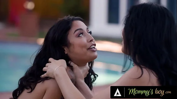 MOMMY'S BOY - Sexy Vanessa Sky Has Outdoor FFM Threesome With MILF Bestie & Her Hung Pervert Stepson videos