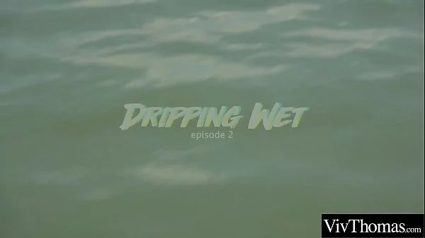 Hot blonde and sexy brunette can't keep their hands off each other as they fuck on a boat trip videos