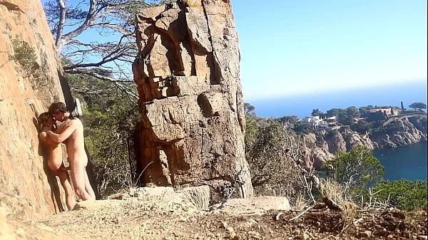 Hot couple outdoor Sex in the middle of a path, amateur videos