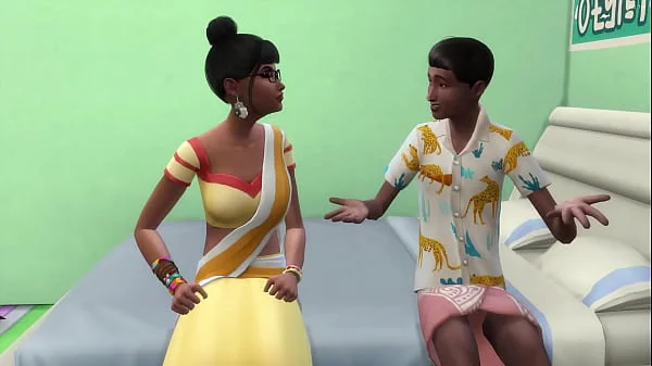 Indian Stepmom catches her stepson masturbating in front of the computer watching porn videos || adult videos || Porn Movies videos