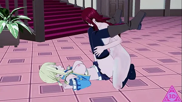Lucy Elsa Fairy Tail hentai videos  blowjob handjob horny and cumshot gameplay porn uncensored... Thereal3dstories.. videos