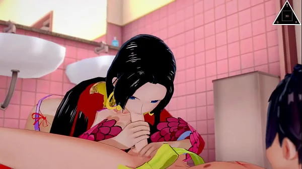 KOIKATSU Boa Hancock & Luffy, one piece have sex anime uncensored... Thereal3dstories videos