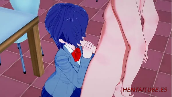 Tokyo Ghoul - Touka Kirishima Handjob, Blowjob and Fucked in a Table - Hentai 3D videos