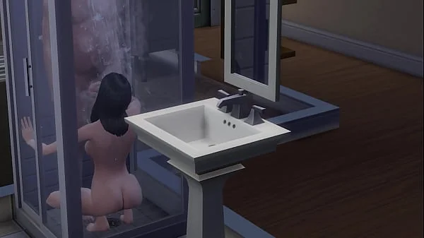 30 minutes of blowjob in the shower videos