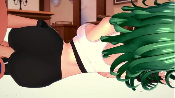 Tatsumaki esta mojada despues de tanto ejercicio, pero quiere continuar ahora en la cama (one punch man) videos