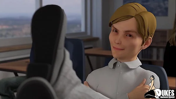 Rich boy has fun with his maid and his teacher. videos