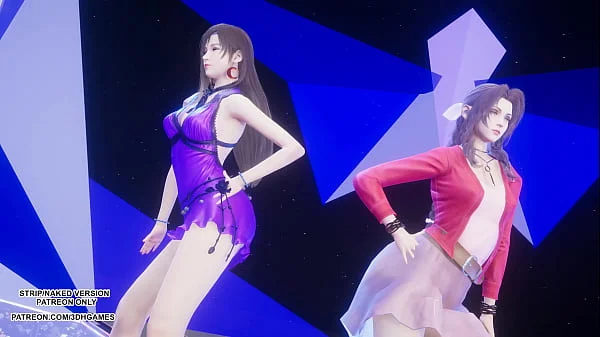 [MMD] TAEYEON - INVU Aerith Tifa Lockhart Hot Kpop Dance Final Fantasy Uncensored Hentai videos