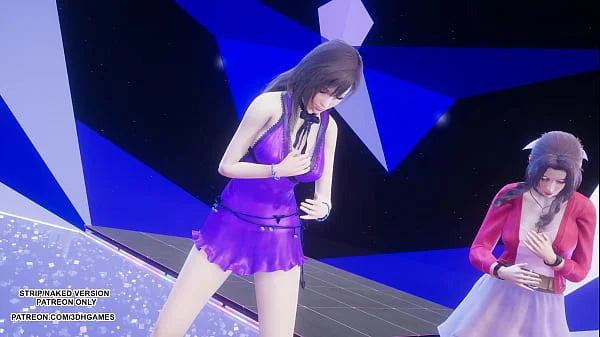 [MMD] TAEYEON - INVU Aerith Tifa Lockhart Hot Kpop Dance Final Fantasy Uncensored Hentai videos