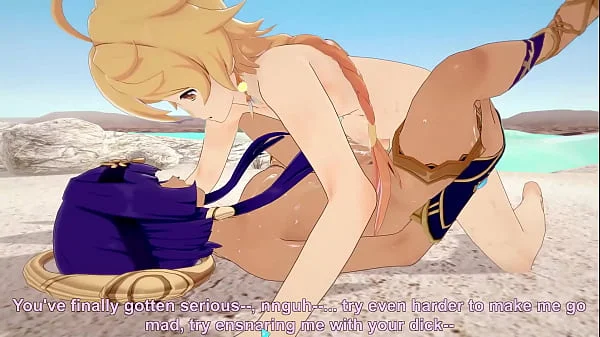 Genshin Impact: Candace teaches Aether how to fuck in the Sumeru desert. videos