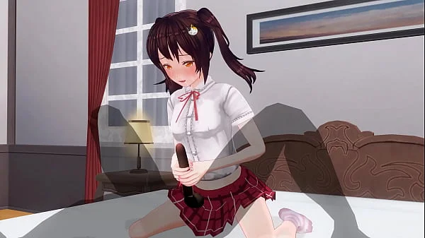 無修正アニメ　いもーとがアナルを責めながら、寸止め手こきオナサポ videos