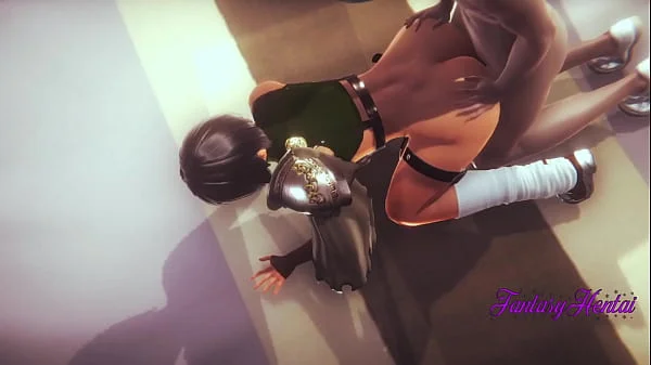 Final Fantasy VII Hentai 3D - Yuffie Handjob, Blowjob and fucked with creampie - Anime Manga Porn videos