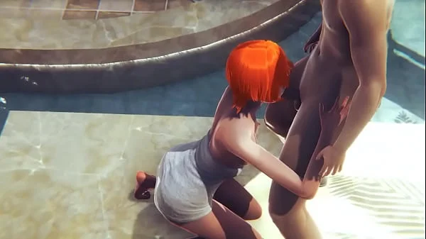 Hentai - Gwen Hard Sex in a public bath - Japanese Asian Manga Anime Game Porn videos