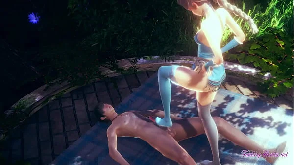 Frozen Hentai Disney - Elsa Hard Sex [footjob, cunnilingus, fingering, fucked] - Japanese Asian Manga Anime Game Porn videos