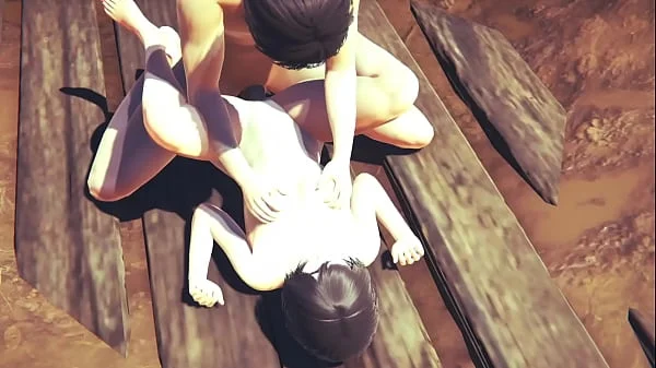 On Titans Hentai - Mikasa fucked and threesome with Annie - Manga Anime Japanese Asian Game Porn videos