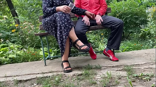 Curvy mother in law gets my cum outdoors videos