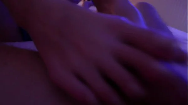 Footjob and Blowjob from my s. Step-Sister in night.Cum on Feet videos