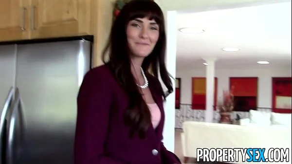 PropertySex - Sexy MILF agent makes dirty homemade sex video with client videos