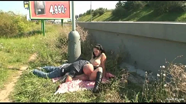 Naughty Couple Public Sex Roadside videos