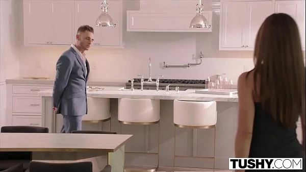 TUSHY European Beauty Gapes For Her Husband's Boss videos