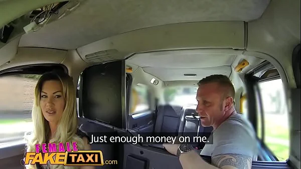 Female Fake Taxi Tattooed hunk blows his big load into sexy drivers mouth videos