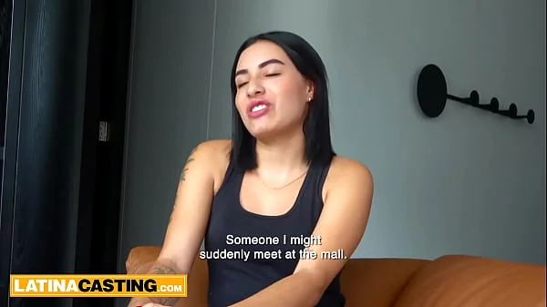 Colombian teen cutie turns the heat on casting not wearing any panties! videos