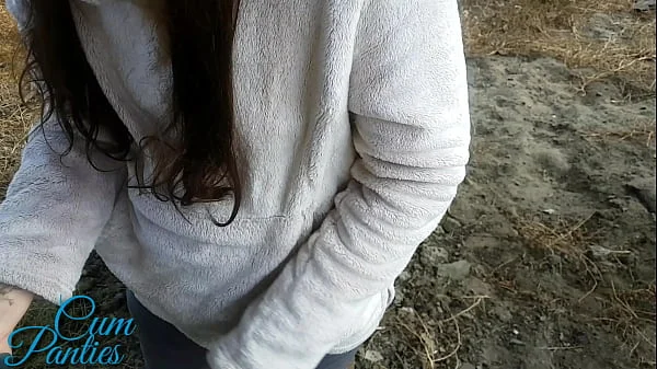 Real public cum panties near trains videos