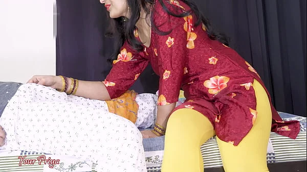 Priya Maid's dirty pussy fucked hard with gaaliyan by maid after deep blowjob. desi hindi sex video videos