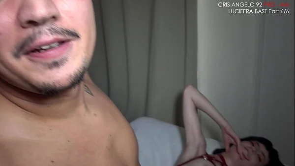 Lucifera Cumshot Cris Angelo - Double Langue - Tongue splitting - Private Fuck 009 - Paris - Barcelona Part 6/6 videos