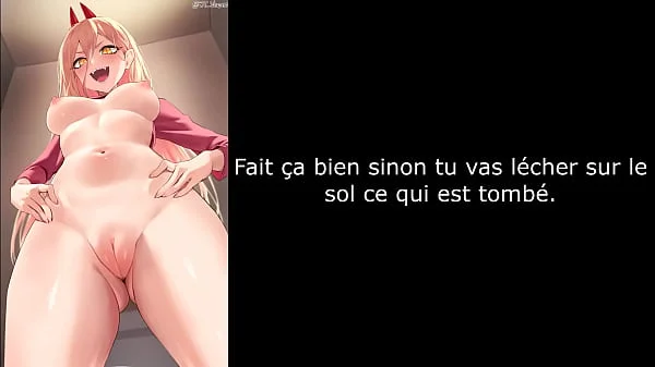 Hentai JOI FR Power chainsawman Assplay / Pissplay / Feet videos