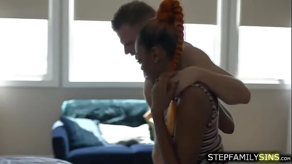 Ebony girlfriend squirts while having sex with bfs stepdad videos